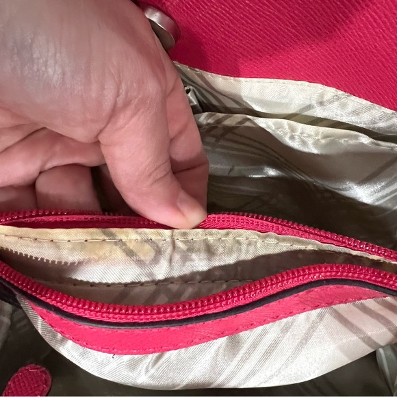 Pink London Fog purse bag tote - Picture 7 of 13